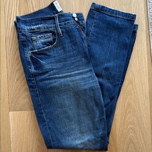 Frame Sylvie slender straight high waisted Jeans